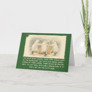 Funny happy holidays holiday card