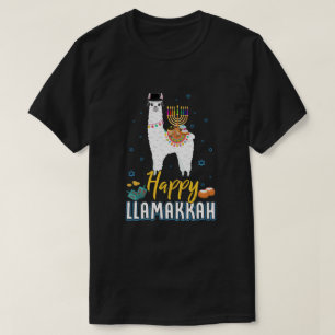 Funny Happy Llamakkah Hanukkah Llama T-Shirt