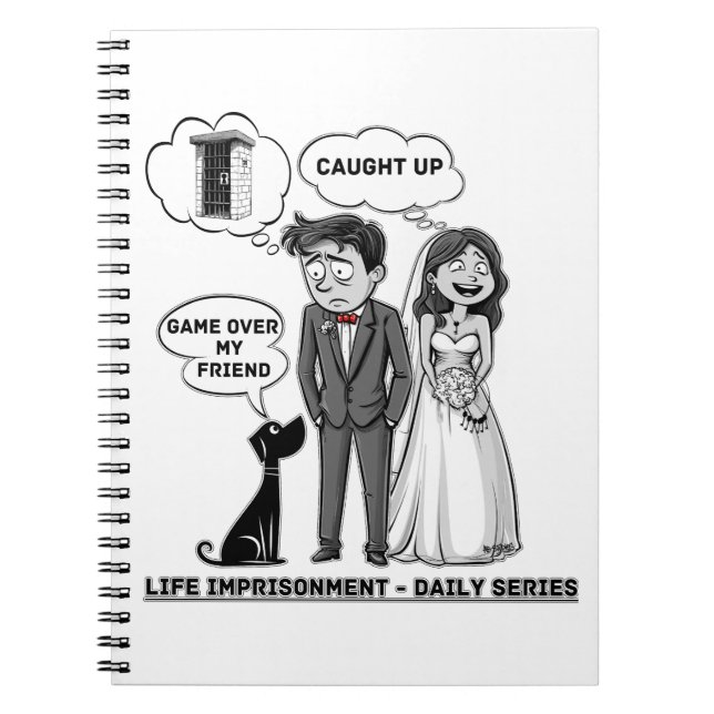 Funny happy marriage notebook (Front)