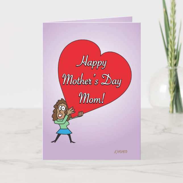 Funny Happy Mother's Day Card from Daughter 1 (Front)
