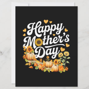 Funny Happy Mothers Day Cute Floral for Women Mum