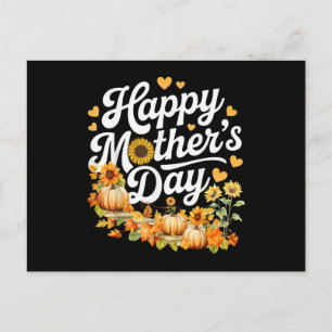 Funny Happy Mothers Day Cute Floral for Women Mum Holiday Postcard