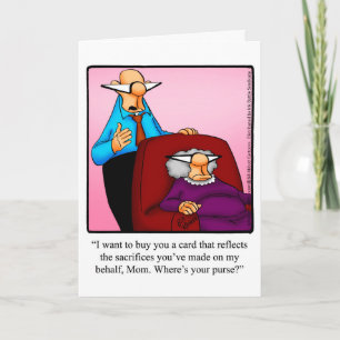 Funny Happy Mother's Day Greeting Card