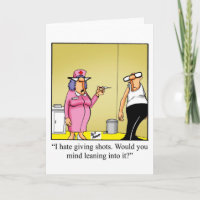 Funny Happy Nurses Day Greeting Card