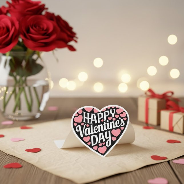 Funny Happy Valentines Day Heart Love Valentine  Sticker (Creator Uploaded)