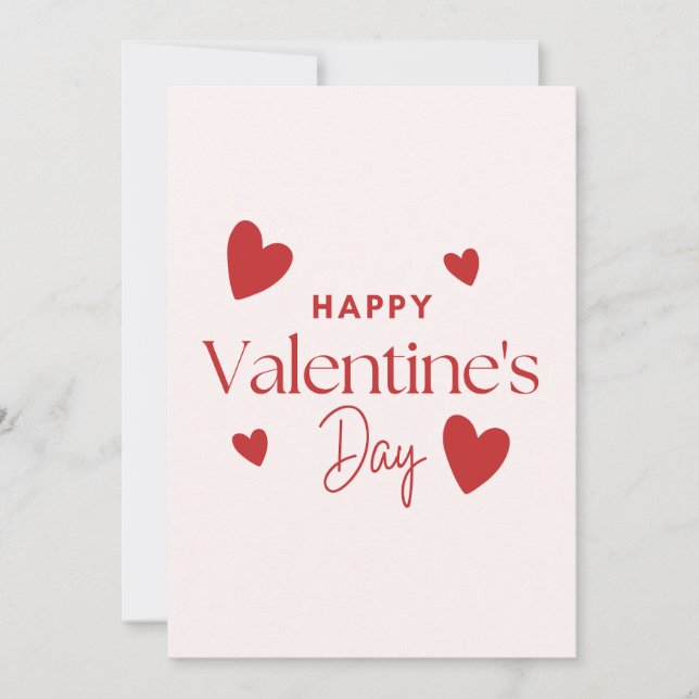 Funny Happy Valentine's Day Holiday Card (Front)