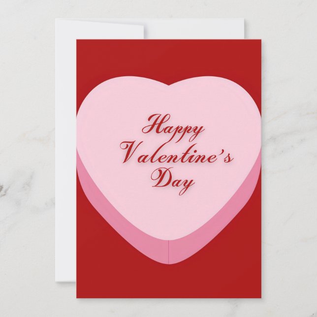 Funny Happy Valentine's Day Holiday Card (Front)