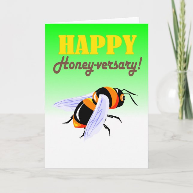 funny happy wedding anniversary card (Front)