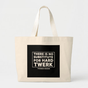 Funny Hard Twerk Quote Tote Bag - Humourous Thomas