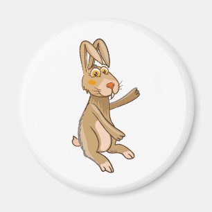 Funny Hare Magnet
