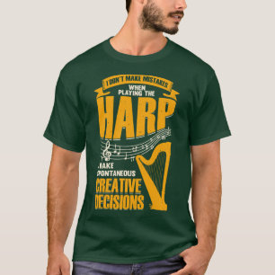 Funny Harp Player Music Musician Harpist Gift T-Shirt