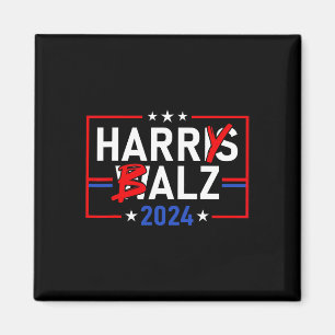 Funny Harris W 24 Harry B 2024 Meme Democratics Vo Magnet