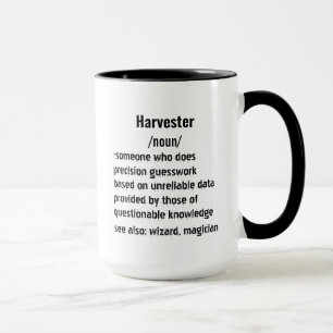 funny Harvester Definition gifts for men women Mug