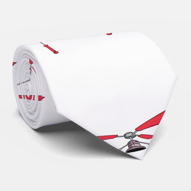 Funny Hat Gadget Helicopter. Tie (Rolled)