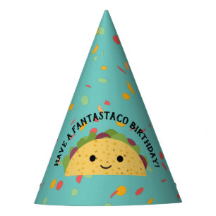 Funny Have a Fantastaco Birthday Cute Kawaii Taco Party Hat