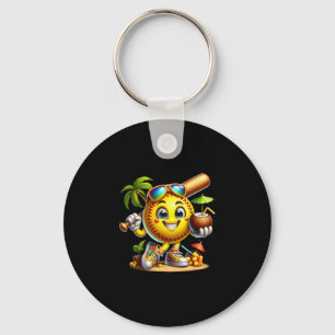 Funny Hawaii Softll Ll Hawaiian Tropical Summer Va Key Ring