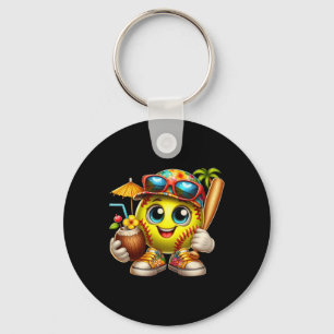 Funny Hawaii Softll Ll Hawaiian Tropical Summer Va Key Ring