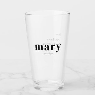 Funny Hawaiian Mary Pidgin Local Style  Glass