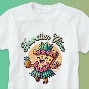 Funny Hawaiian Pizza Summer Beach Vibes Shirt