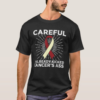 Funny Head And Neck Cancer Awareness Gift Men Wome T-Shirt