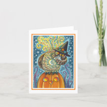 FUNNY HEADLESS HORSEMAN OWL, SLEEPY HOLLOW Note