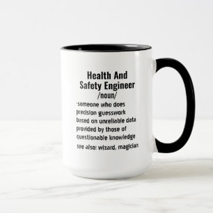 Funny Health And Safety Engineer Definition gifts  Mug