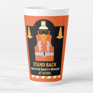 Funny Health And Safety   NEBOSH   Officer  Latte Mug