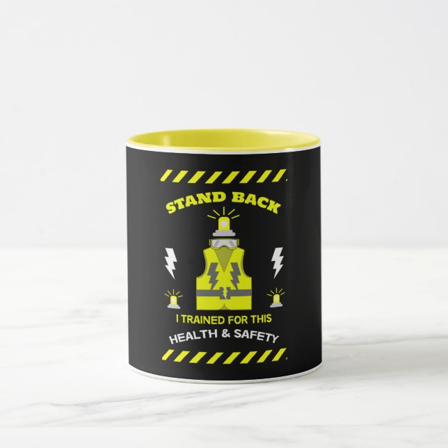 Funny Health And Safety | NEBOSH | Safety | CSCS M Mug (Center)