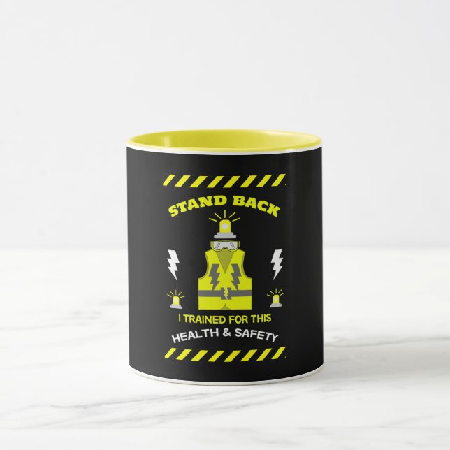 Funny Health And Safety | NEBOSH | Safety | CSCS M Mug (Center)