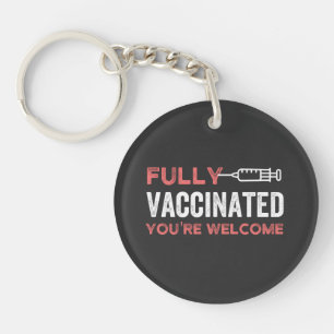funny, health, pandemic, pro vaccine, science, qua key ring