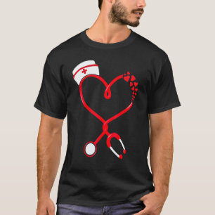 Funny Heart Beats Nurse Nursing Medical T-Shirt