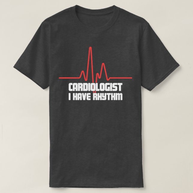 Funny Heart Doctor Cardiologist 1 T-Shirt (Design Front)