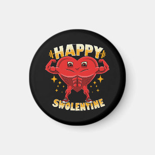 Funny Heart Gym Workout Valentine Gift Magnet