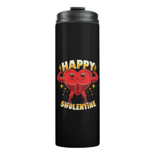  Funny Heart Gym Workout Valentine Gift Thermal Tumbler