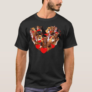 Funny Heart Love Pitbull Valentines Day 115 T-Shirt