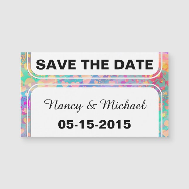 Funny Heart Pattern XI - pastel coloured (Front)