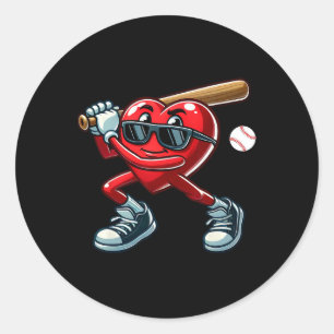 Funny Heart Playing Sell T Valentines Day Lovers S Classic Round Sticker