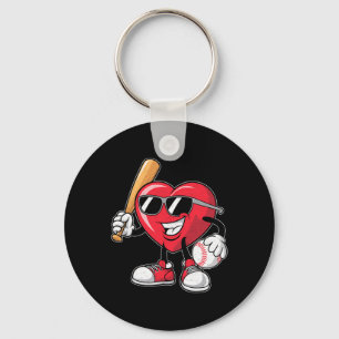 Funny Heart Playing Sell Valentines Day Boys Girls Key Ring