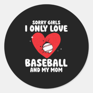 Funny Heart Sell Valentines Day Boys Classic Round Sticker