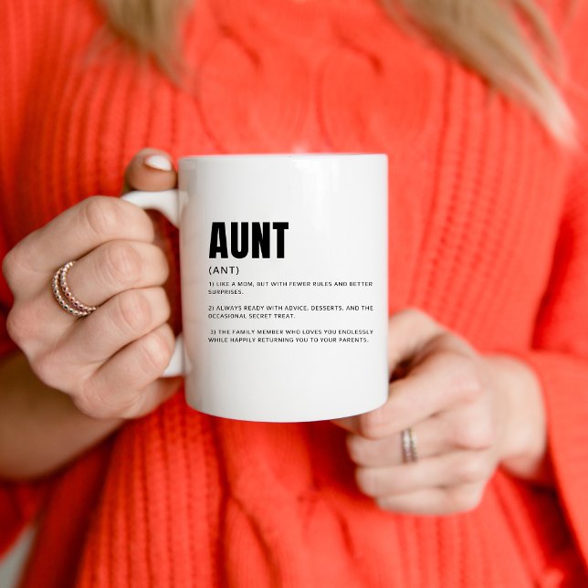 Funny Heartfelt Aunt Definition Coffee Mug (Creator Uploaded)