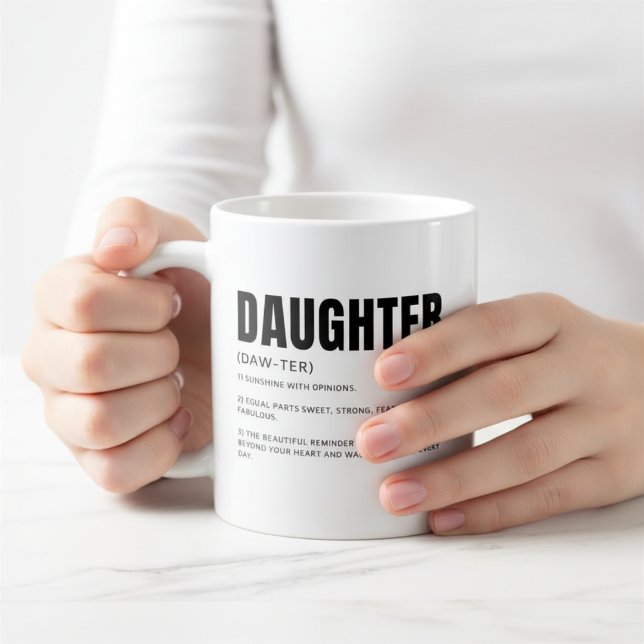 Funny Heartfelt Daughter Definition Coffee Mug (Creator Uploaded)