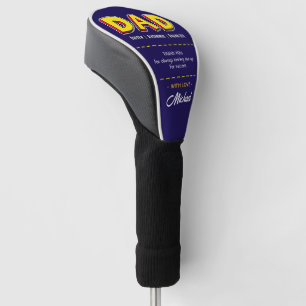 Funny & Heartfelt Gift for father's day via Golf Head Cover