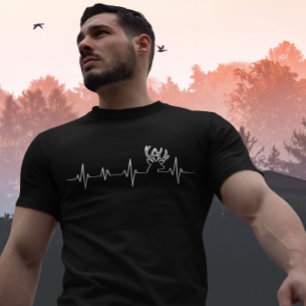 Funny Heatbeat Deer Hunter T-Shirt