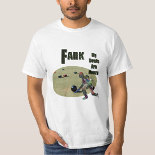 Funny Heavy Lawn Bowls Design, T-Shirt