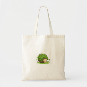 Funny Hedgehog "Poke" Party St.Patrick's Day Tote Bag