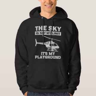 Funny Helicopter Pilot Gift For Men Women Chopper  Hoodie
