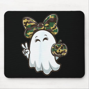 Funny Hello Hunting Season Halloween Camouflage Ca Mouse Pad