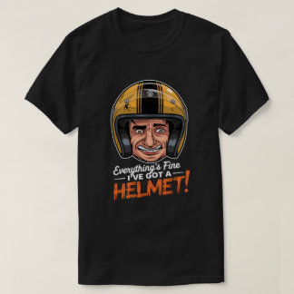 Funny Helmet Motorbike | Safety Mind T-Shirt