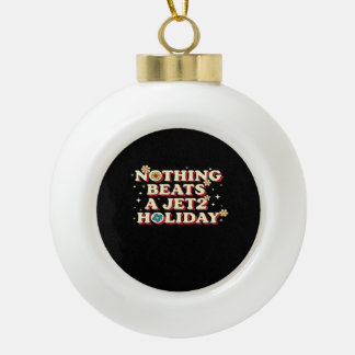 Funny Help  Ceramic Ball Christmas Ornament