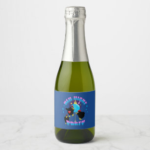 Funny Hens Night Chicken Party Humour Sparkling Wine Label